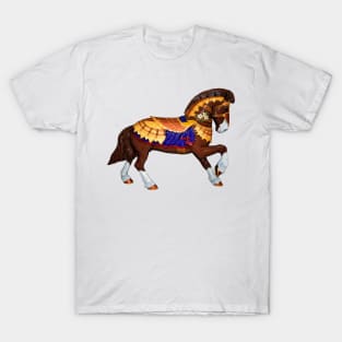 Carousel Horse Photo T-Shirt